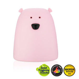 Malá lampa medvídek – růžová