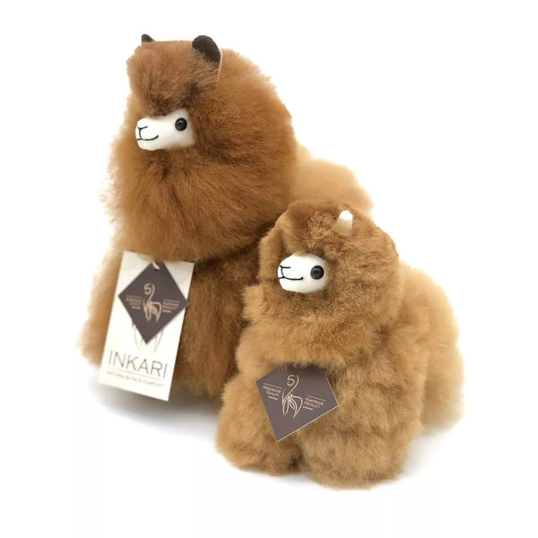 Huňatá alpaka Naturals – Hazelnut 15 cm