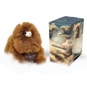 Huňatá alpaka Naturals – Hazelnut 15 cm
