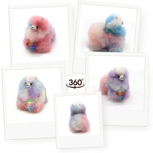 Huňatá alpaka Rainbows – Galaxy 15 cm