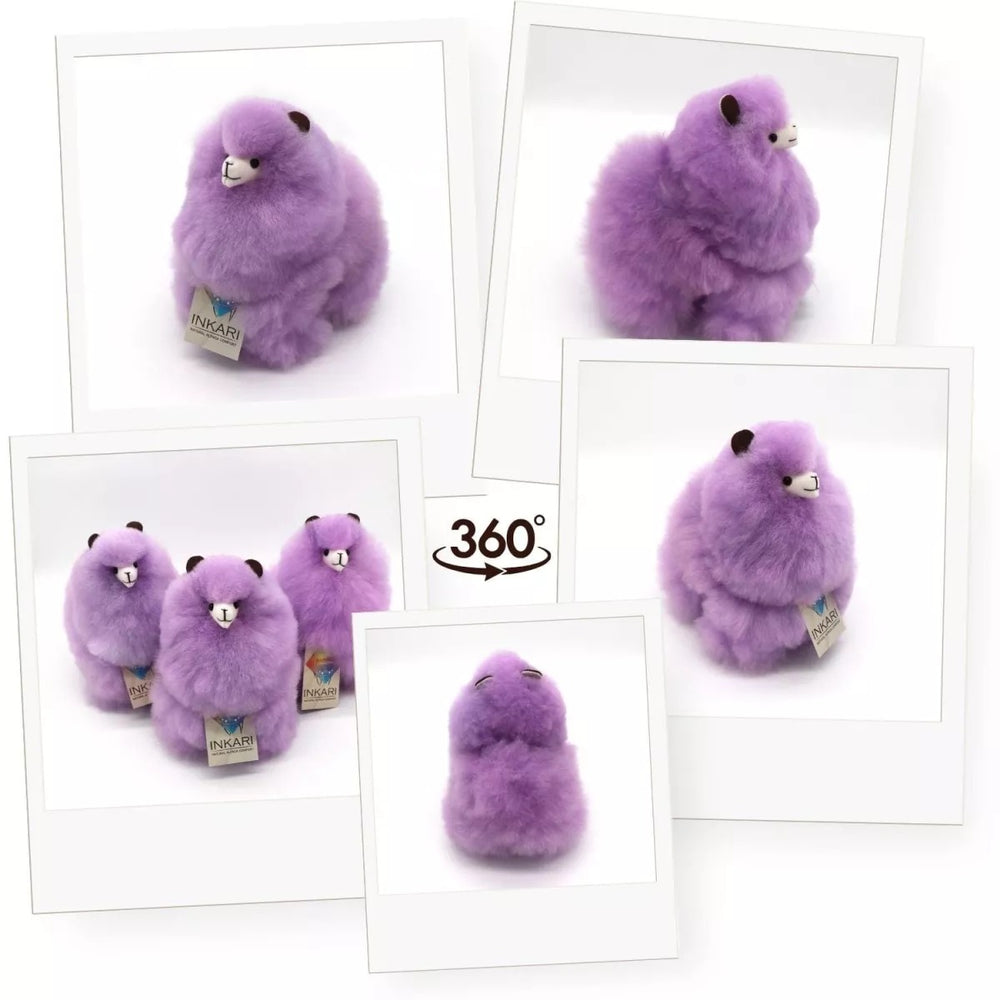Plyšová alpaka Rainbows – Violet 23 cm