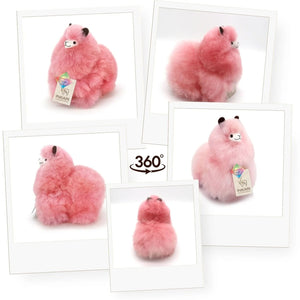 Huňatá alpaka Rainbows – Cotton Candy 23 cm