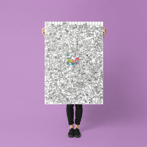 Riesiges Malbuch – Kitty 100 x 70 cm - Tublu.de