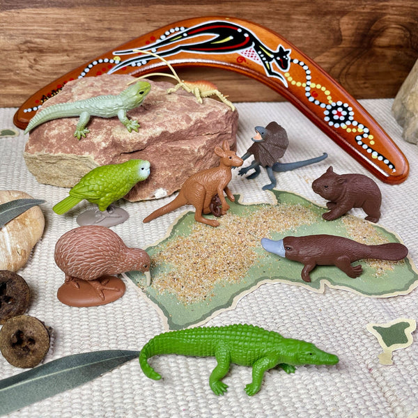 Figurenset in einer Tube TOOB – Tiere Australiens - Tublu.de