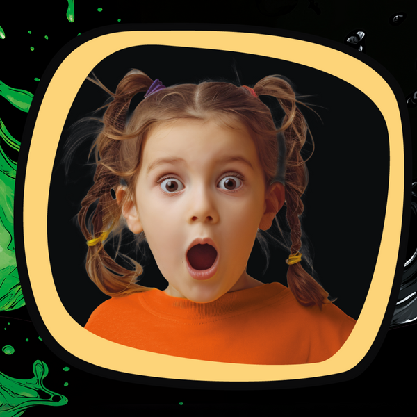 Sada JIGGLY SLIME FLUO GLOW – oranžový 430 g