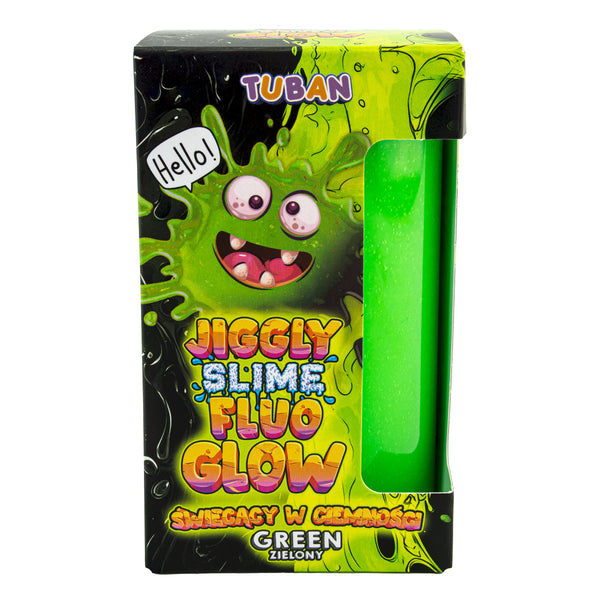 Sada JIGGLY SLIME FLUO GLOW – zelený 430 g
