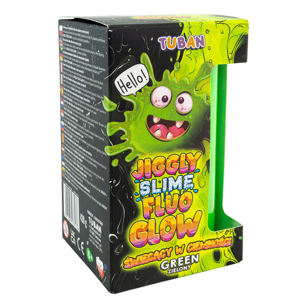 Sada JIGGLY SLIME FLUO GLOW – zelený 430 g