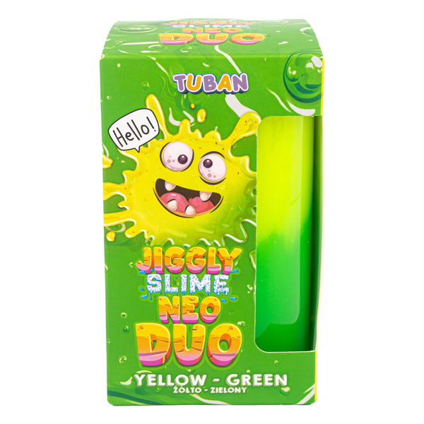 Sada JIGGLY SLIME NEO DUO – žluto-zelený 430 g