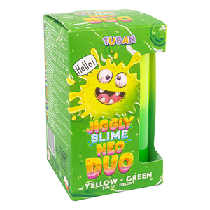 Sada JIGGLY SLIME NEO DUO – žluto-zelený 430 g