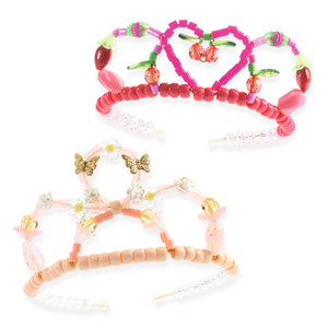 Schmuckset – 2 rosa Diademe - Tublu.de