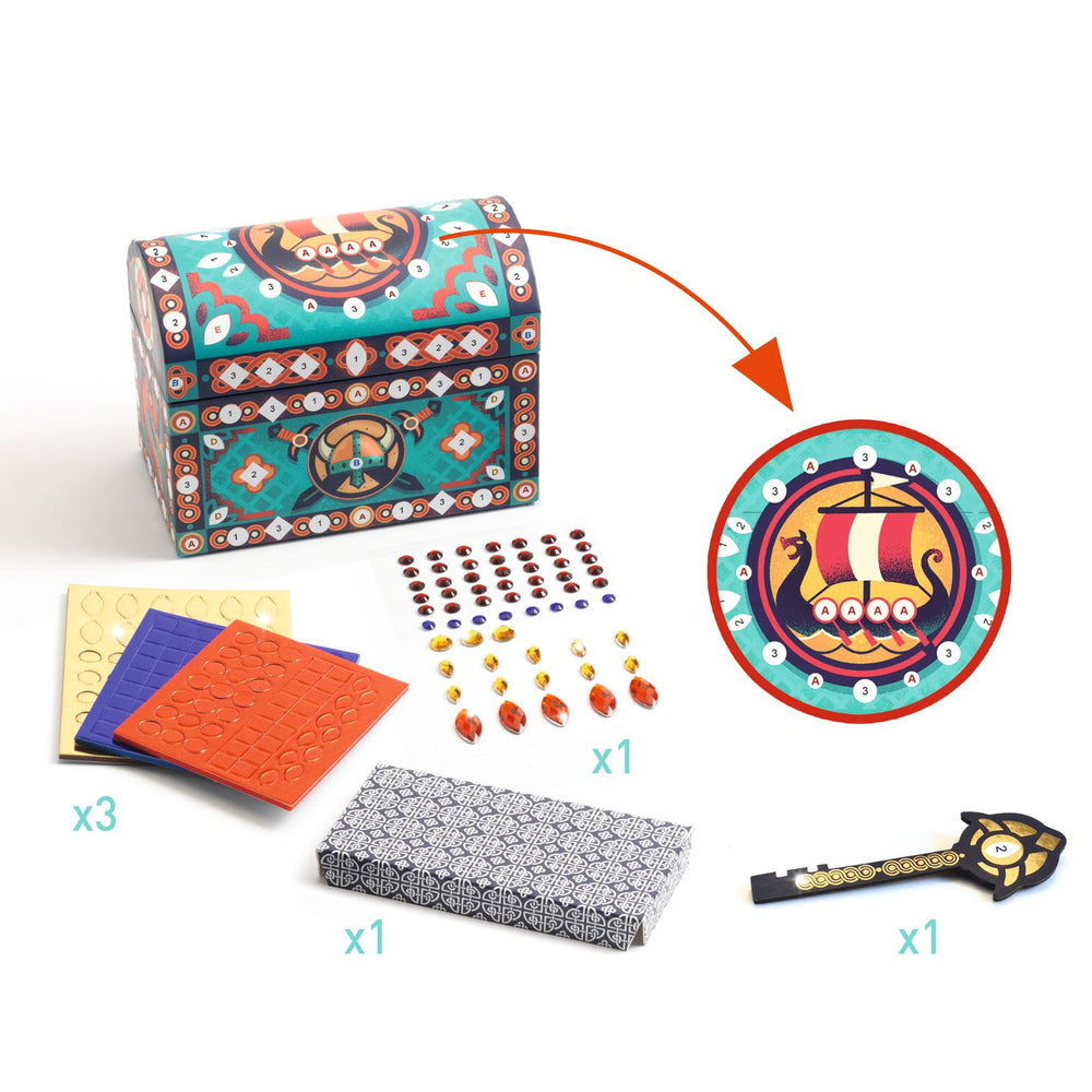 Kreativsets zum Selbermachen - Schatulle mit Schlüssel - Tublu.de