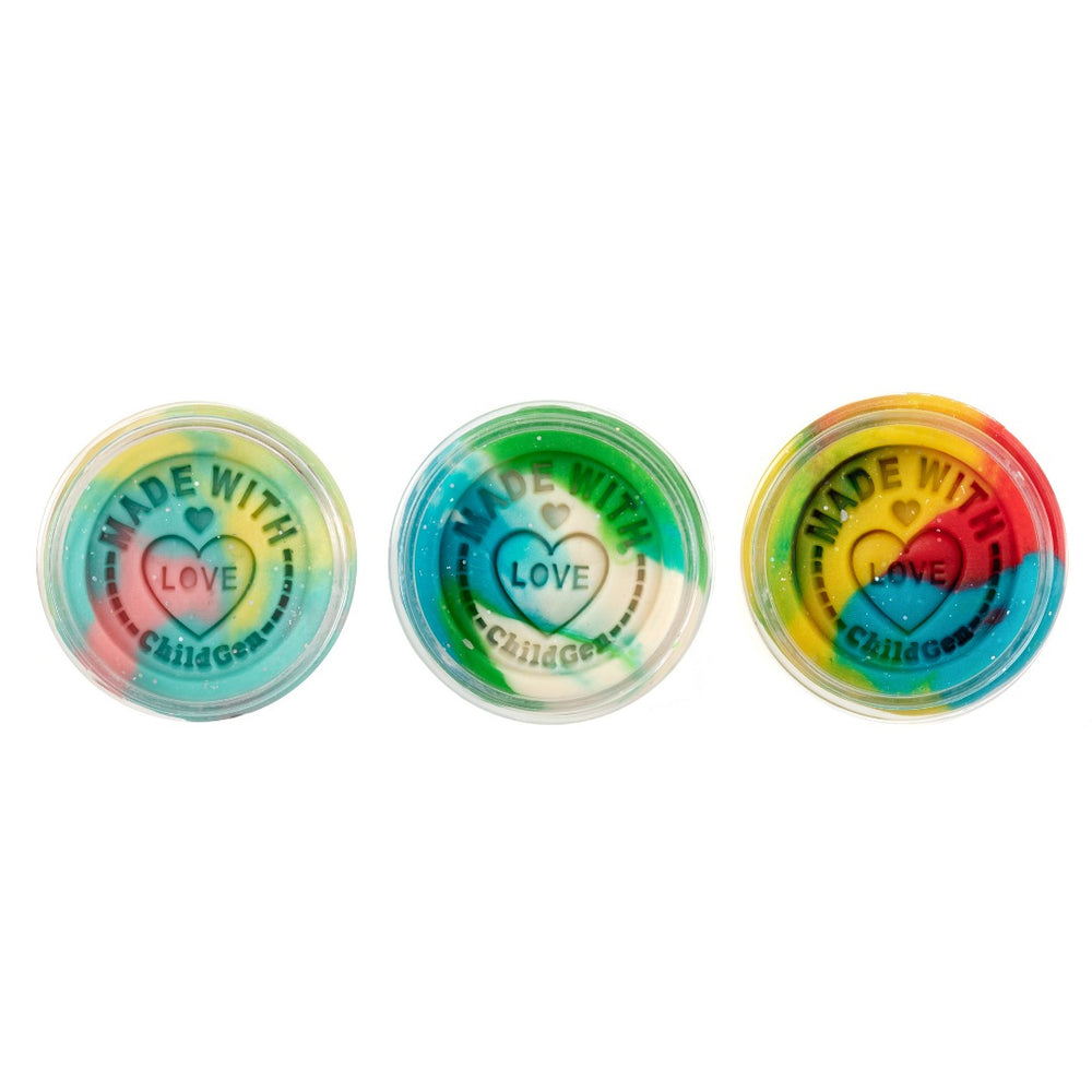 Natürliche Knete in Gläsern – Trio Marble - Tublu.de