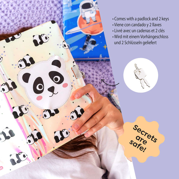 Holografický deník se zámkem – Panda