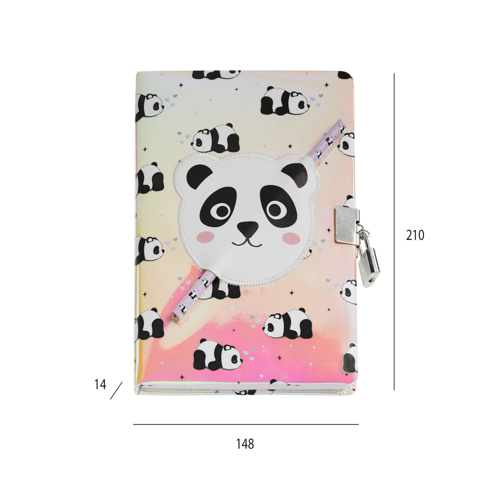 Holografický deník se zámkem – Panda