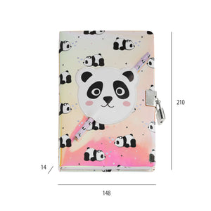 Holografický deník se zámkem – Panda