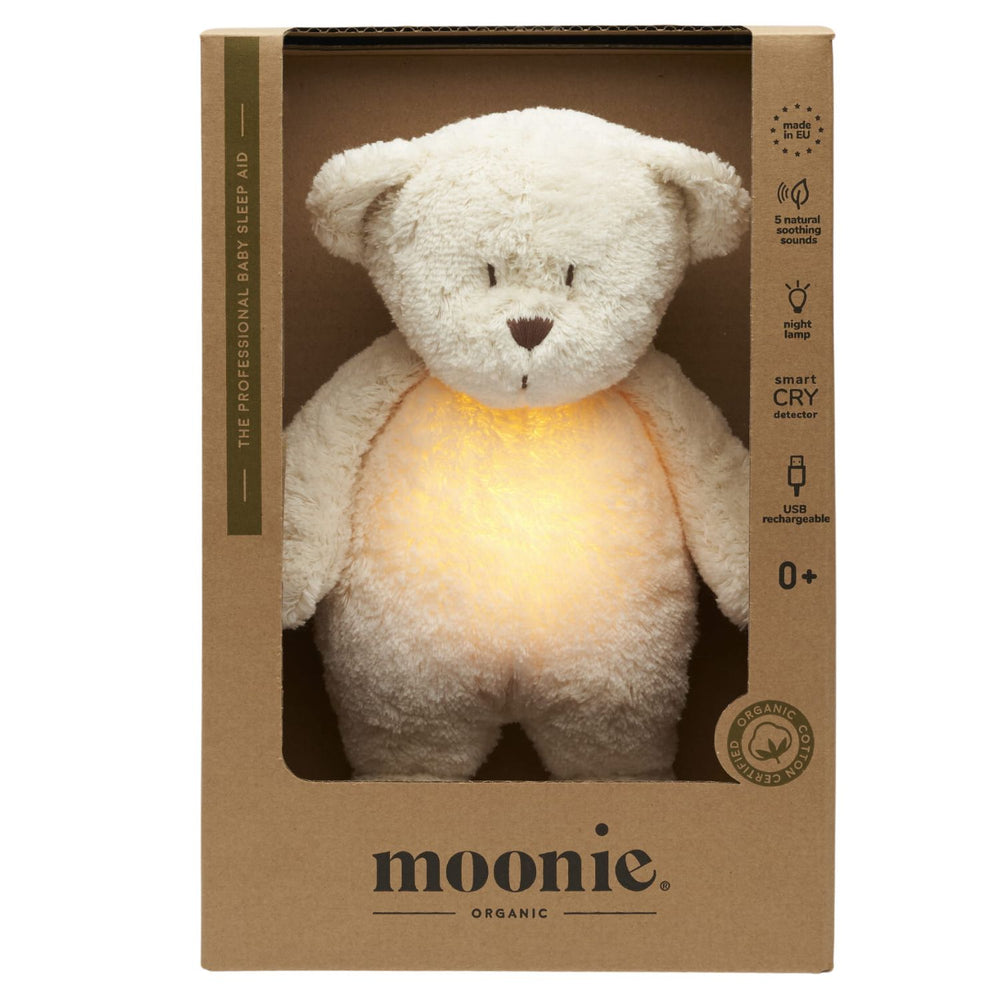 Šumící medvídek s lampičkou Organic 2.0 – Polar