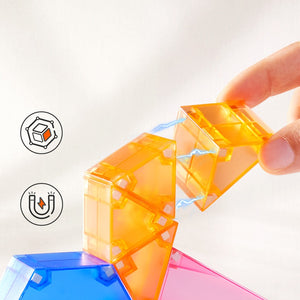 Magnetische Bausteine 3D - 46 Teile - Tublu.de