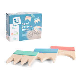 Set aus Holzschaufeln zum Formen von Mustern im Sand - Tublu.de