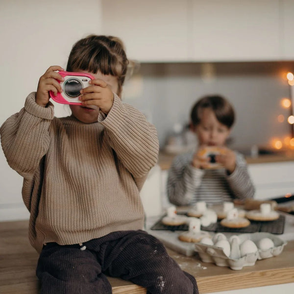 Wasserdichte Kinderkamera – Rosa - Tublu.de