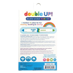 Oboustranné fixy – Double Up, sada 6 ks