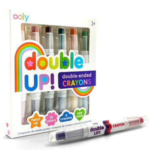 Oboustranné pastelky – Double Up!, sada 6 ks