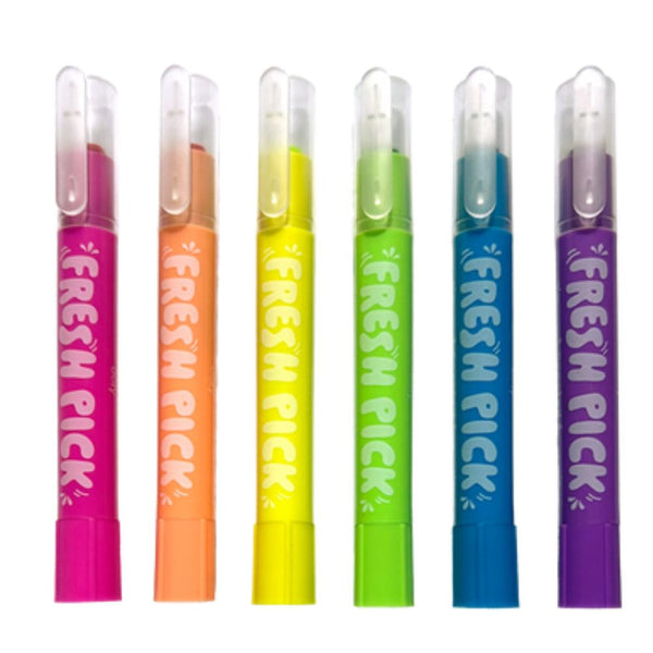 Neonové voňavé gelové fixy – Fresh Pick, sada 6 ks