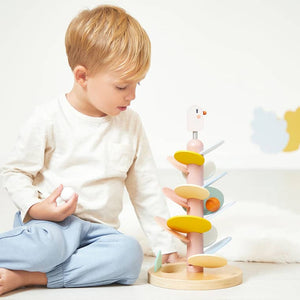 Dřevěná kuličková dráha Ptáček – Sweet Cocoon 3+