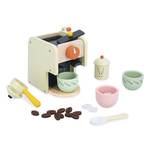 Espressomaschine aus Holz mit Zubehör - Shiny Grandma 3+ - Tublu.de