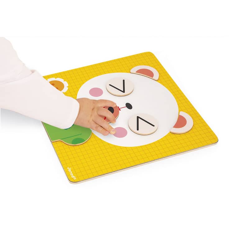 Magnetické puzzle – emoce medvěd