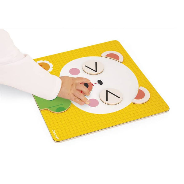 Magnetické puzzle – emoce medvěd
