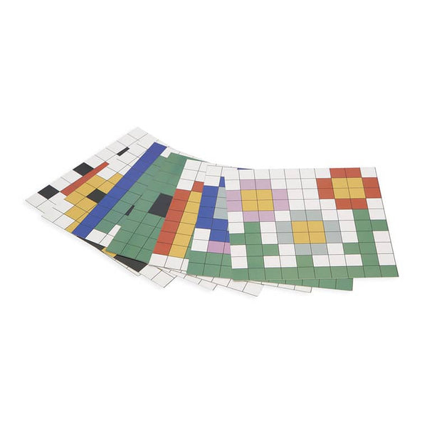 Dřevěné puzzle Mosaik Pixel – symetrie a kódování 4v1 5+