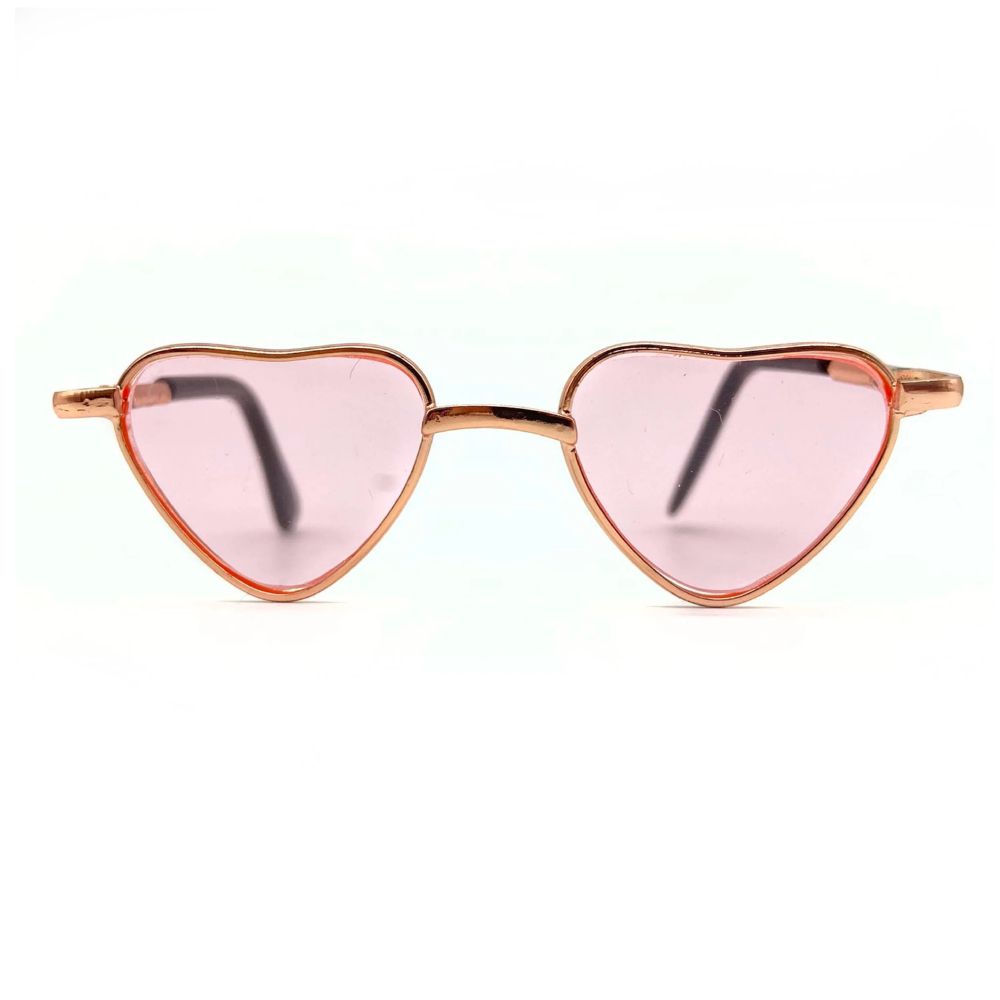 Herzförmige Brille für Alpakas – Pink - Tublu.de