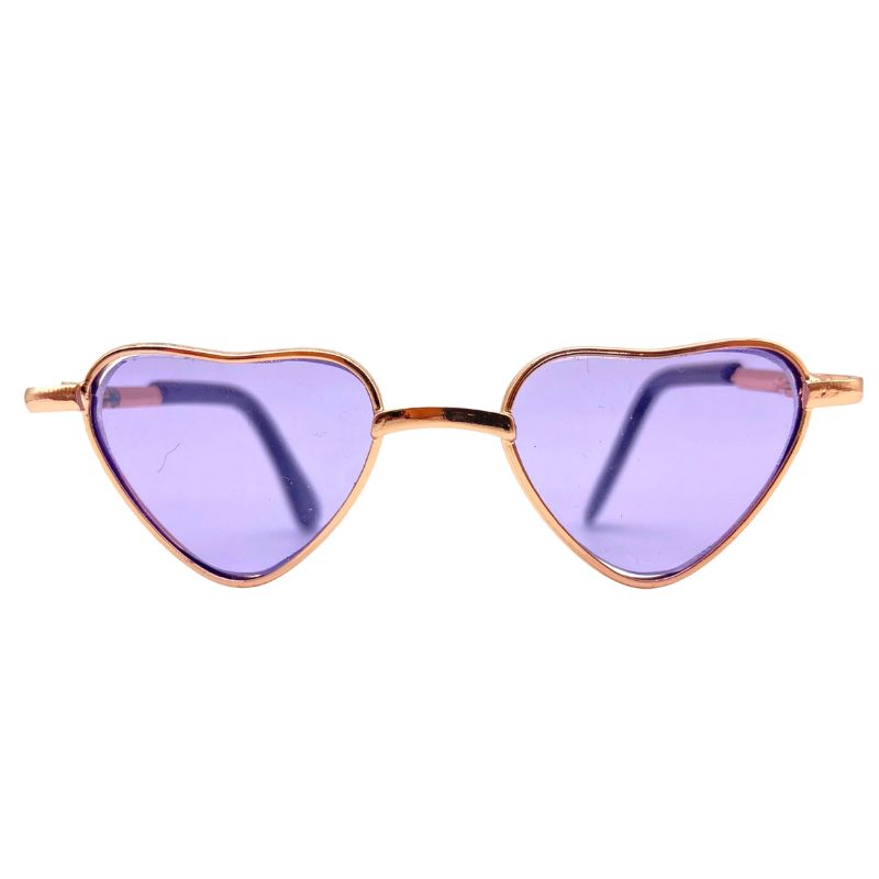 Herzförmige Brille für Alpakas – Violet - Tublu.de