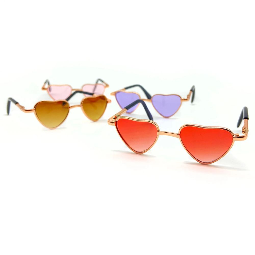Herzförmige Brille für Alpakas – Violet - Tublu.de