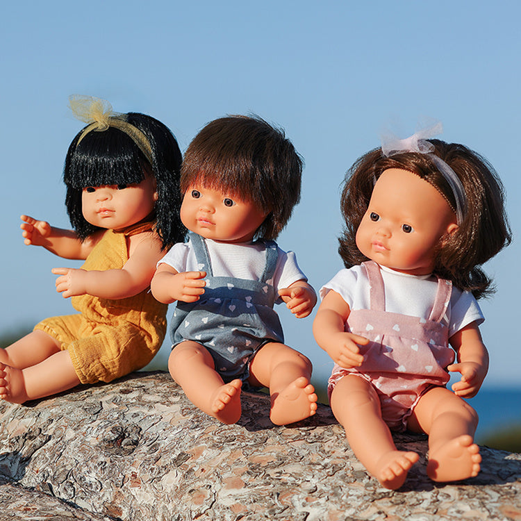 Panenka holčička My Friends & Me – Evropanka hnědovlasá 38 cm