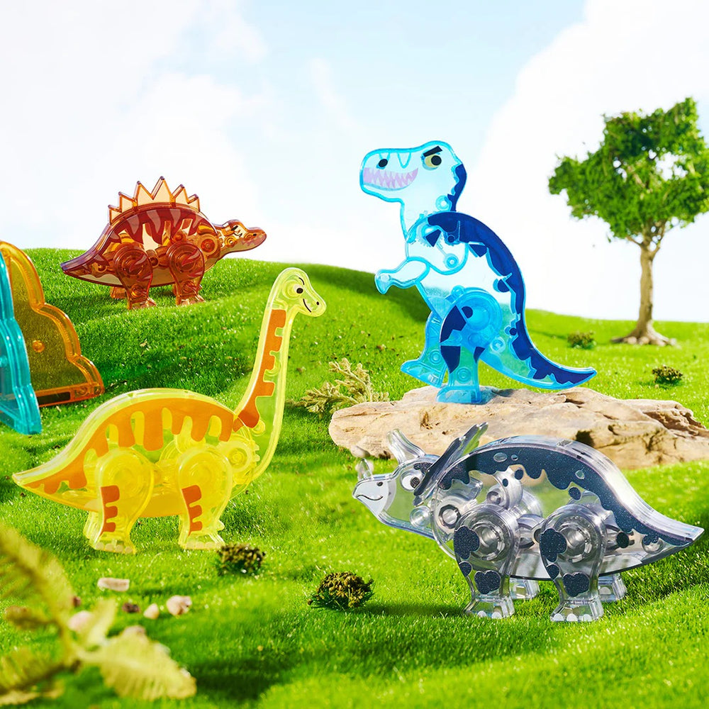 Magnetické kostky – Dinosauři, 48 dílků