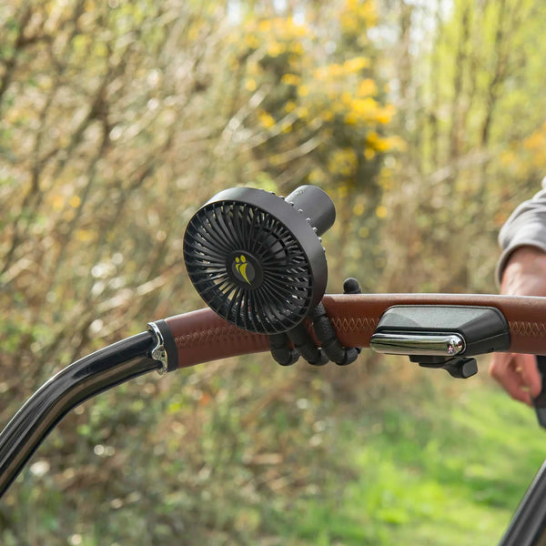 Větrník na kočárek s baterií
