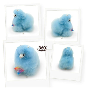 Huňatá alpaka Rainbows – Baby Blue 15 cm
