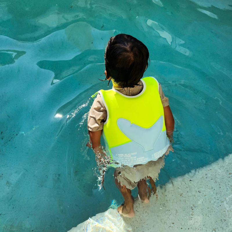 Plavecká vesta – Aqua Neon Yellow 1–2 roky