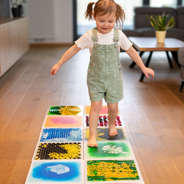Senzorická dráha Tekuté dlaždice 30 cm 6 kusů