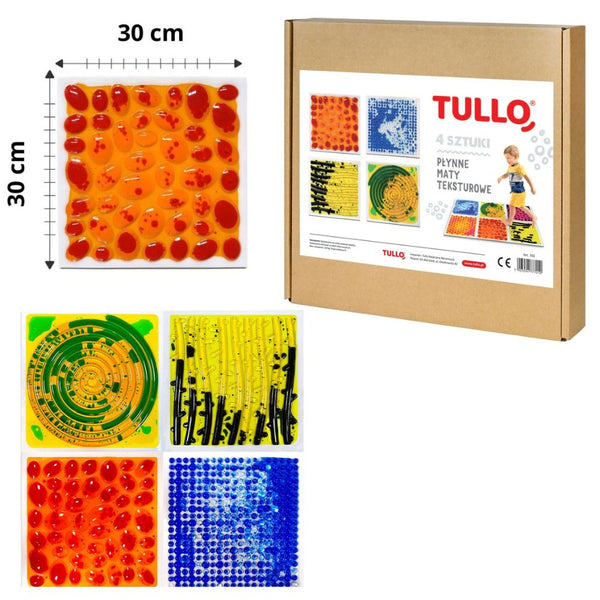 Senzorická dráha Tekuté dlaždice se strukturou 30 cm 4 kusy