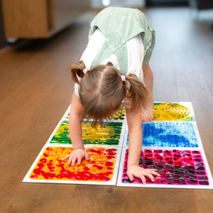 Senzorická dráha Tekuté dlaždice se strukturou 30 cm 6 kusů