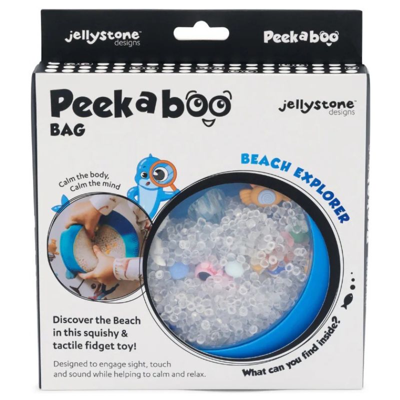 Peekaboo senzorický disk s figurkami – Pláž