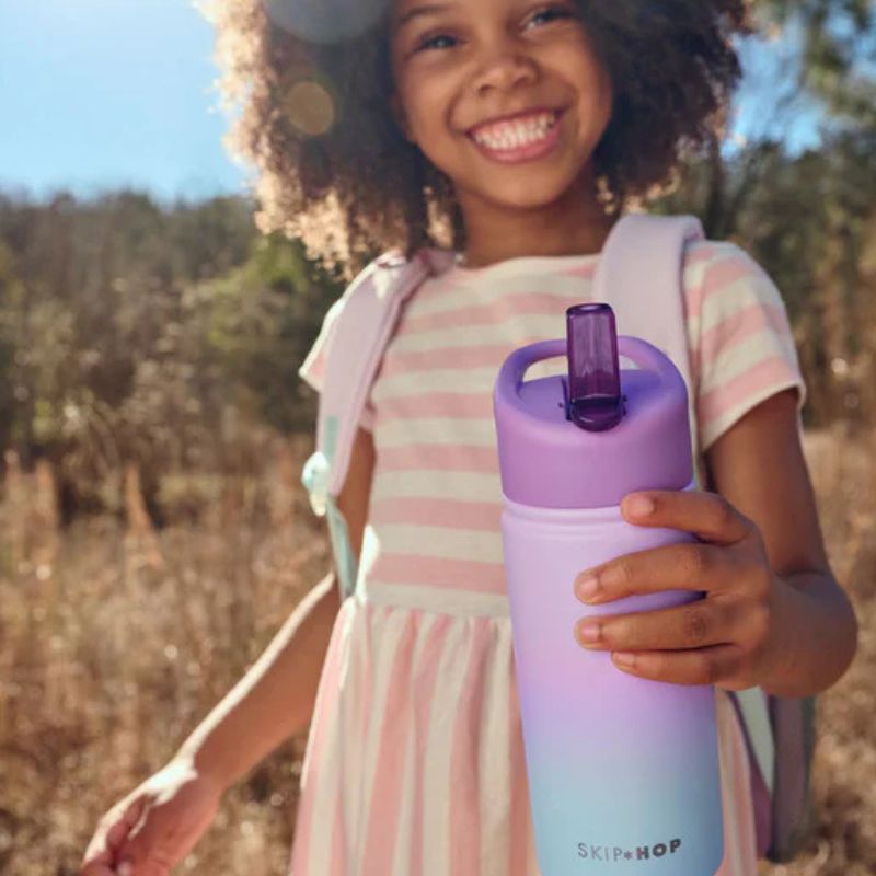 Termoláhev s pítkem 450 ml – Ombre Purple Wander