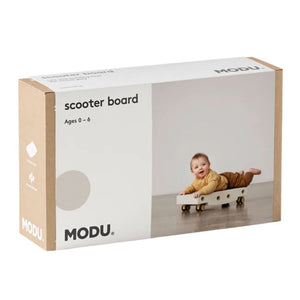 Senzorická platforma Scooter Board – Pískově šedá/Medově žlutá