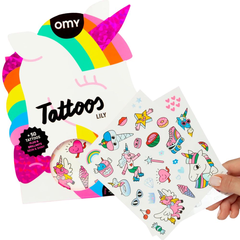 Tetování pro děti – Lily, 50 kusů