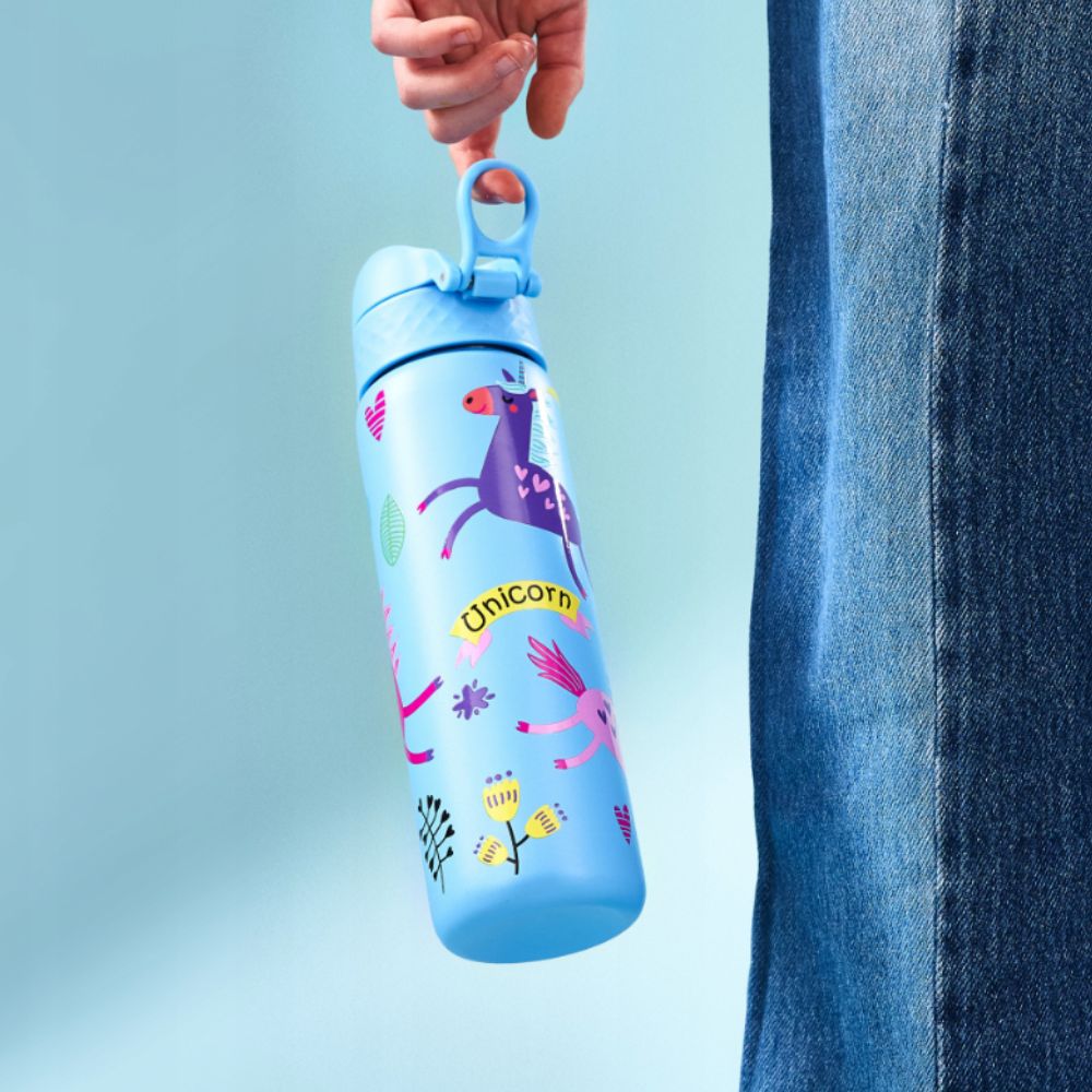 Ocelová láhev 600 ml – Jednorožci