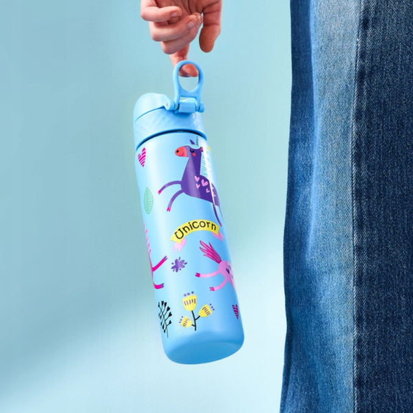 Ocelová láhev 600 ml – Jednorožci