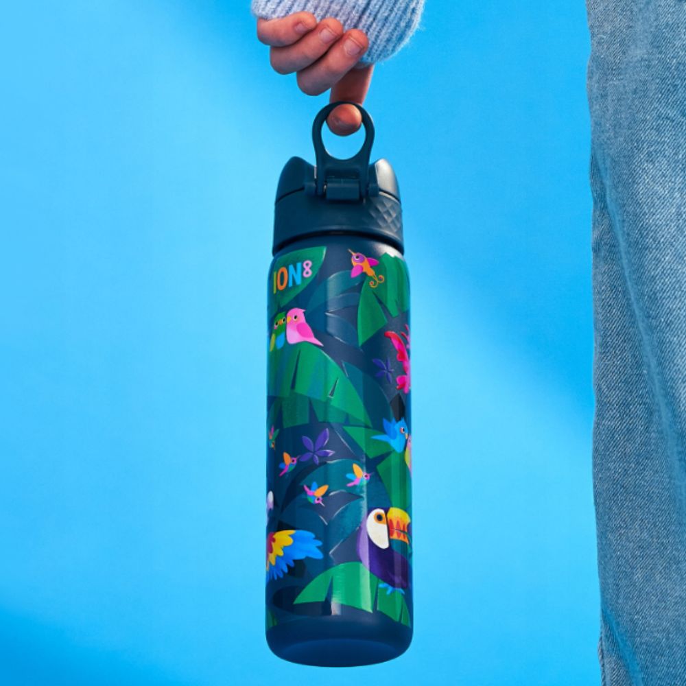 Ocelová láhev 600 ml – Exotičtí ptáci