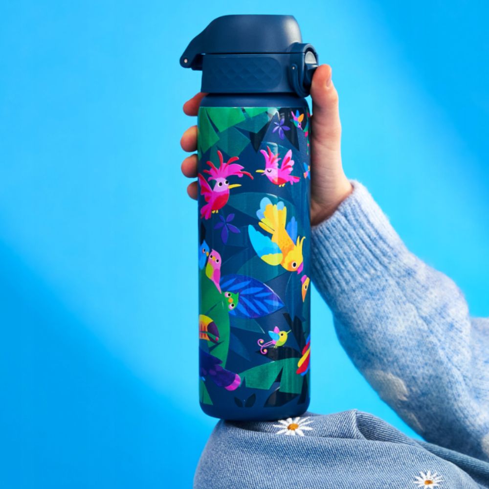 Ocelová láhev 600 ml – Exotičtí ptáci